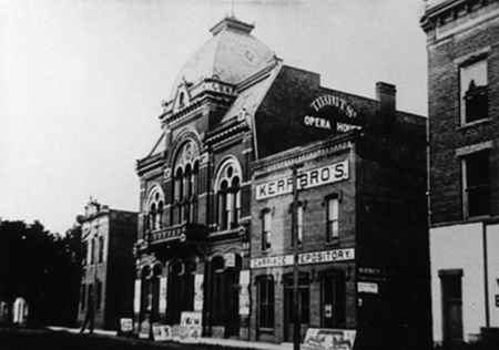 Tibbits Opera House - Old Photo (newer photo)